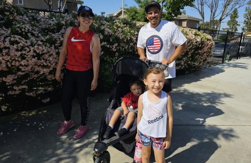Family at special event at wellness center