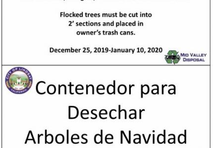 Christmas Tree Recycling Program