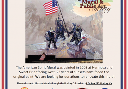 Renovation of the Lindsay American Spirit Mural