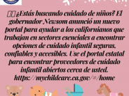 Childcare resources spanish