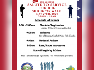 SALUTE TO SERVICE FUN RUN - 5K RUN / 3K WALK