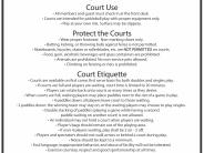 Pickleball Court Rules