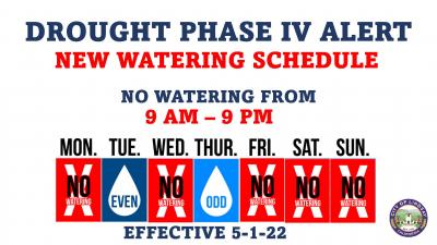 new watering schedule