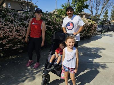 Family at special event at wellness center