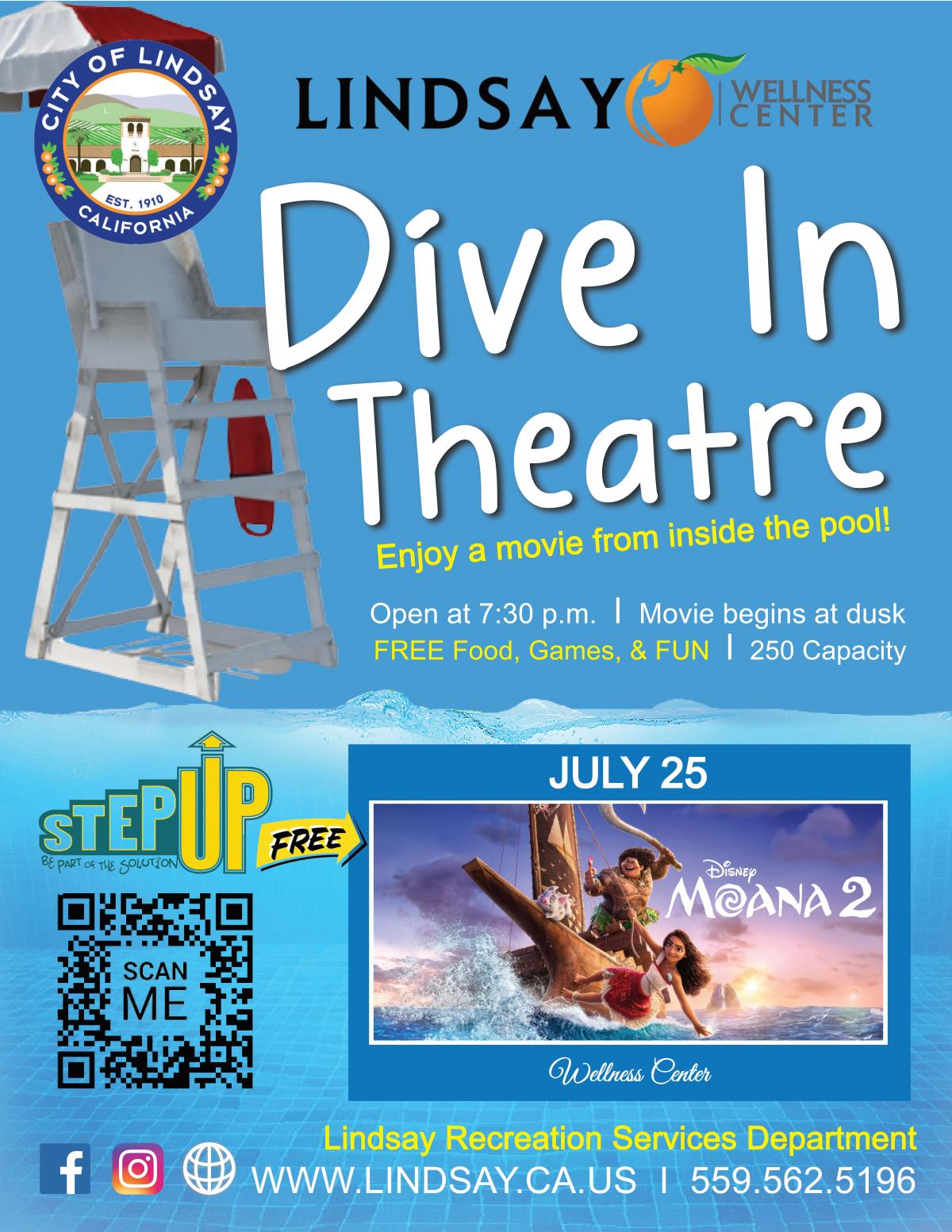 Dive in Theatre Flyer