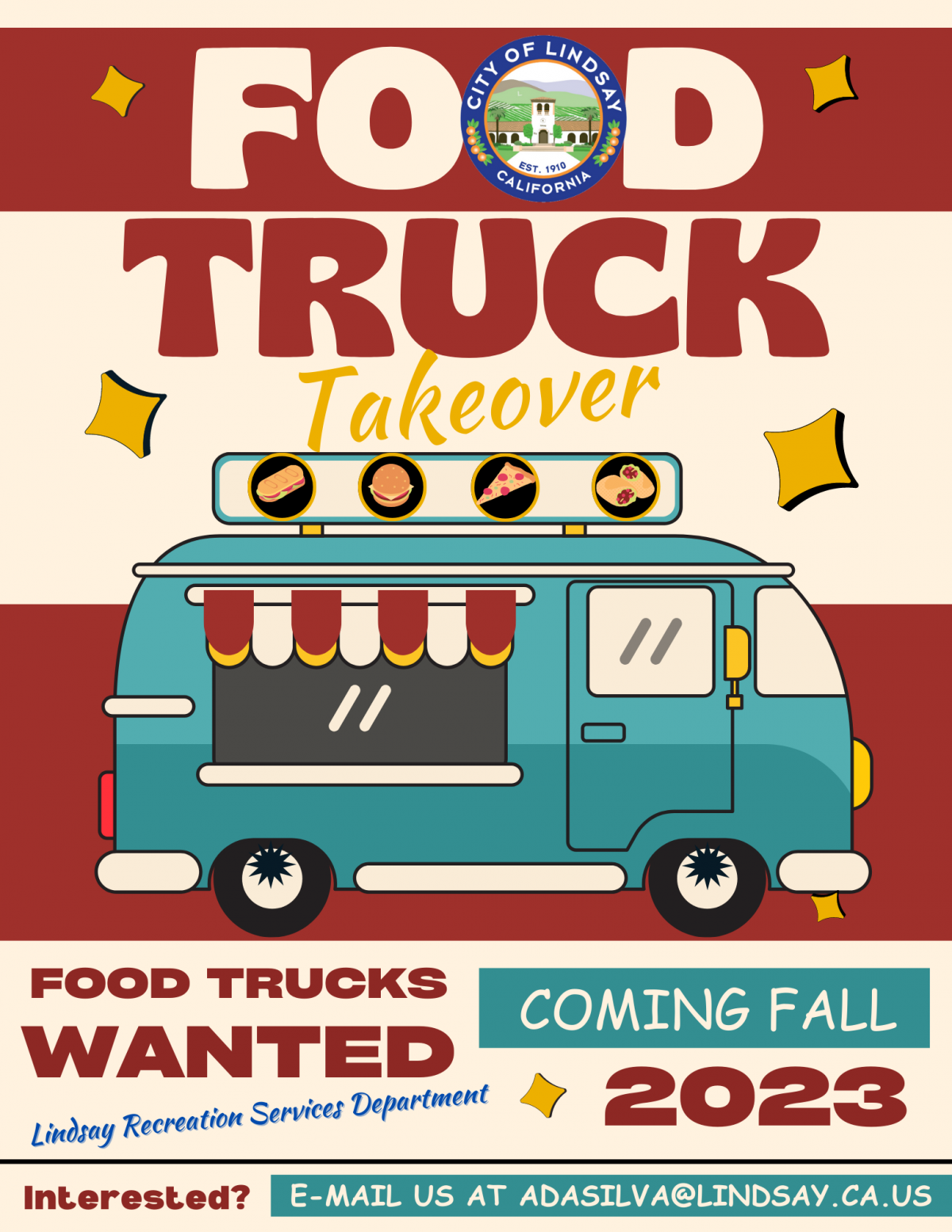 Food Trucks Wanted Flyer