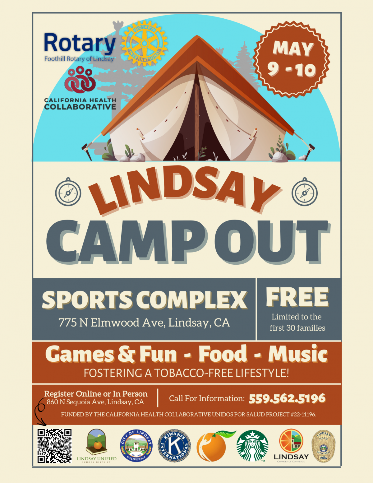 camp out flyer
