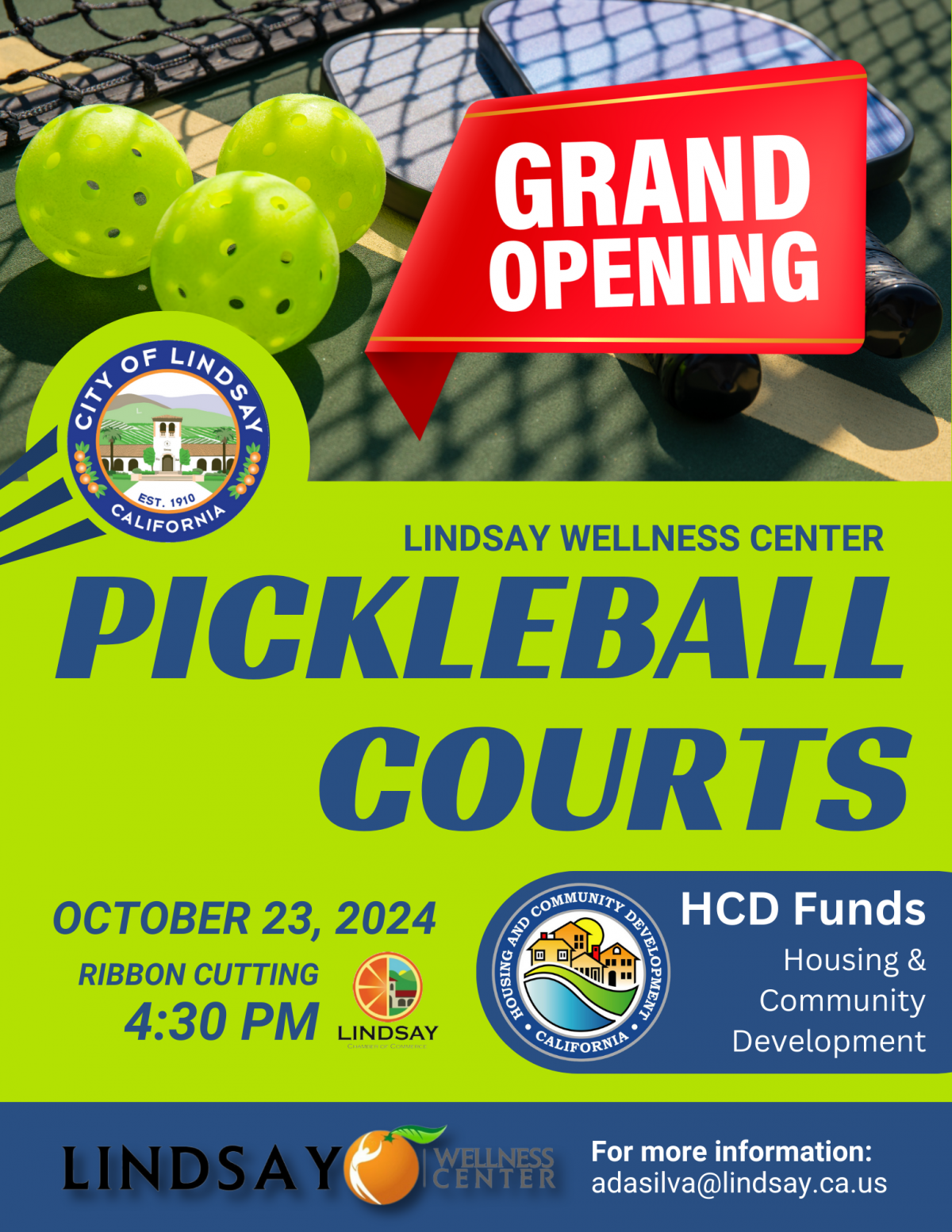 Pickleball Ribbon Cutting